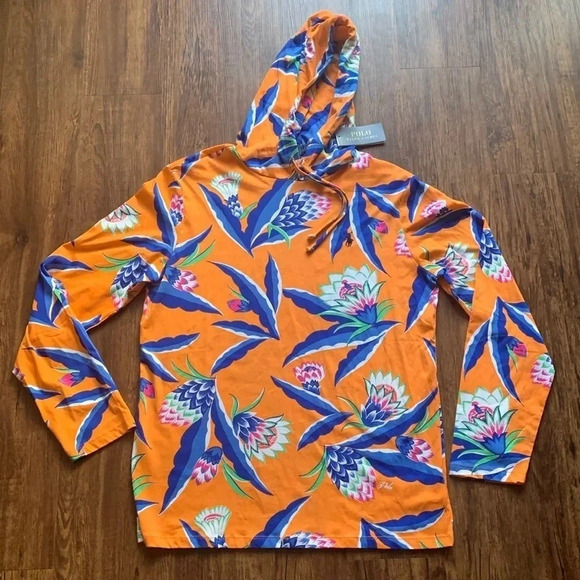Men’s Polo Ralph Lauren Pullover Hoodie Shirt Size Medium New - Picture 1 of 8